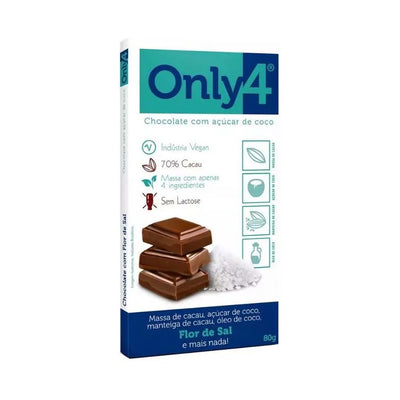Barra de Chocolate Only4  70g (Vegano)