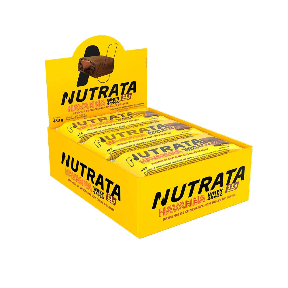 Barra de Proteína Whey Grego Bar 40g Nutrata