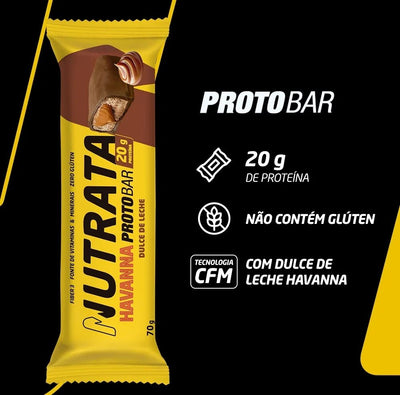 Barra de Proteina Protobar 70g Nutrata