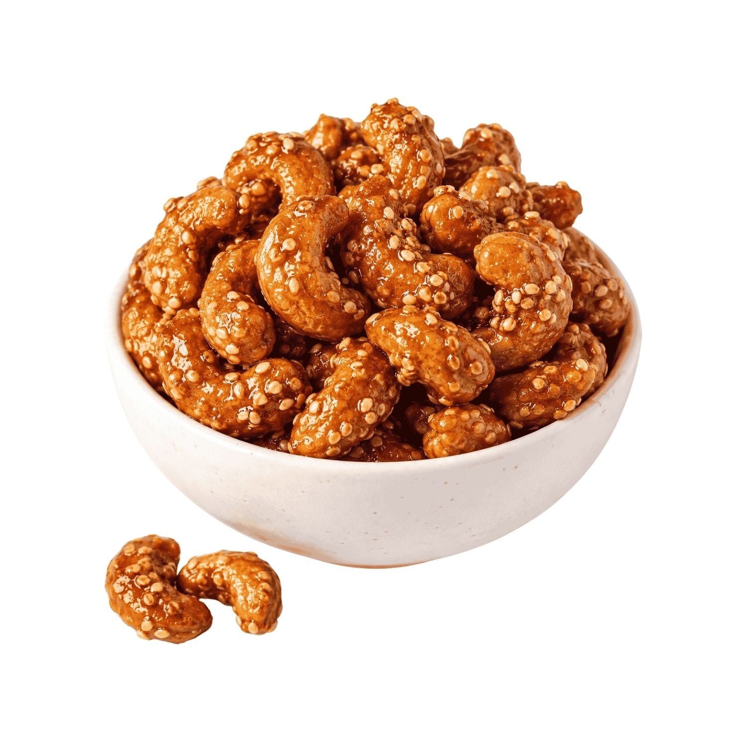 Castanha De Caju Caramelizada Gergelim