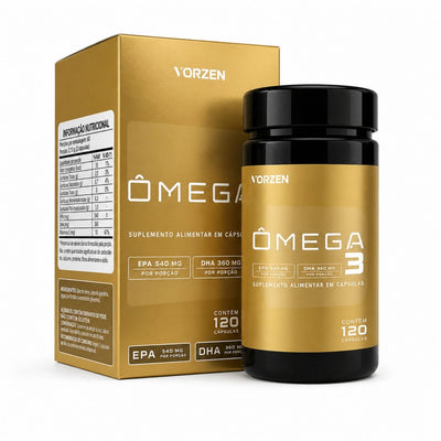 Ômega 3 540 EPA 360 DHA 120 Cápsulas Vorzen