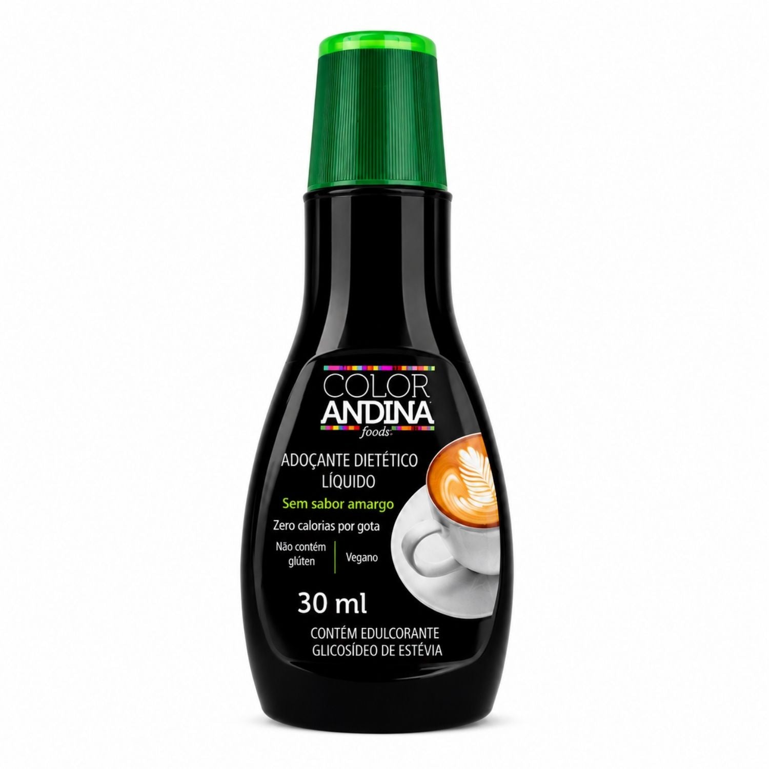 Adoçante Stevia Liquida 30ml Color Andina