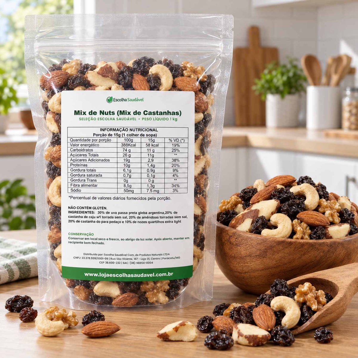 Mix de Nuts (Mix de Castanhas)