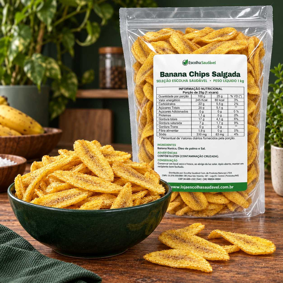 Banana Chips Salgada