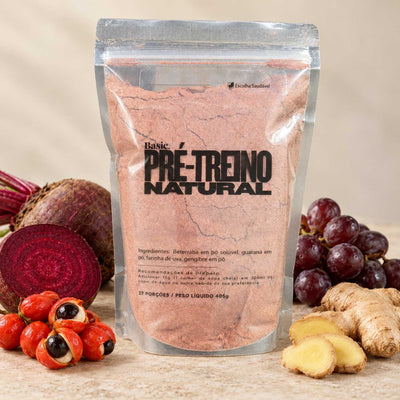 Basic Pré-Treino Natural (Guaraná , Beterraba, Uva e Gengibre)