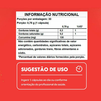 Curcumagic Cúrcuma 30 Cápsulas Pura Vida