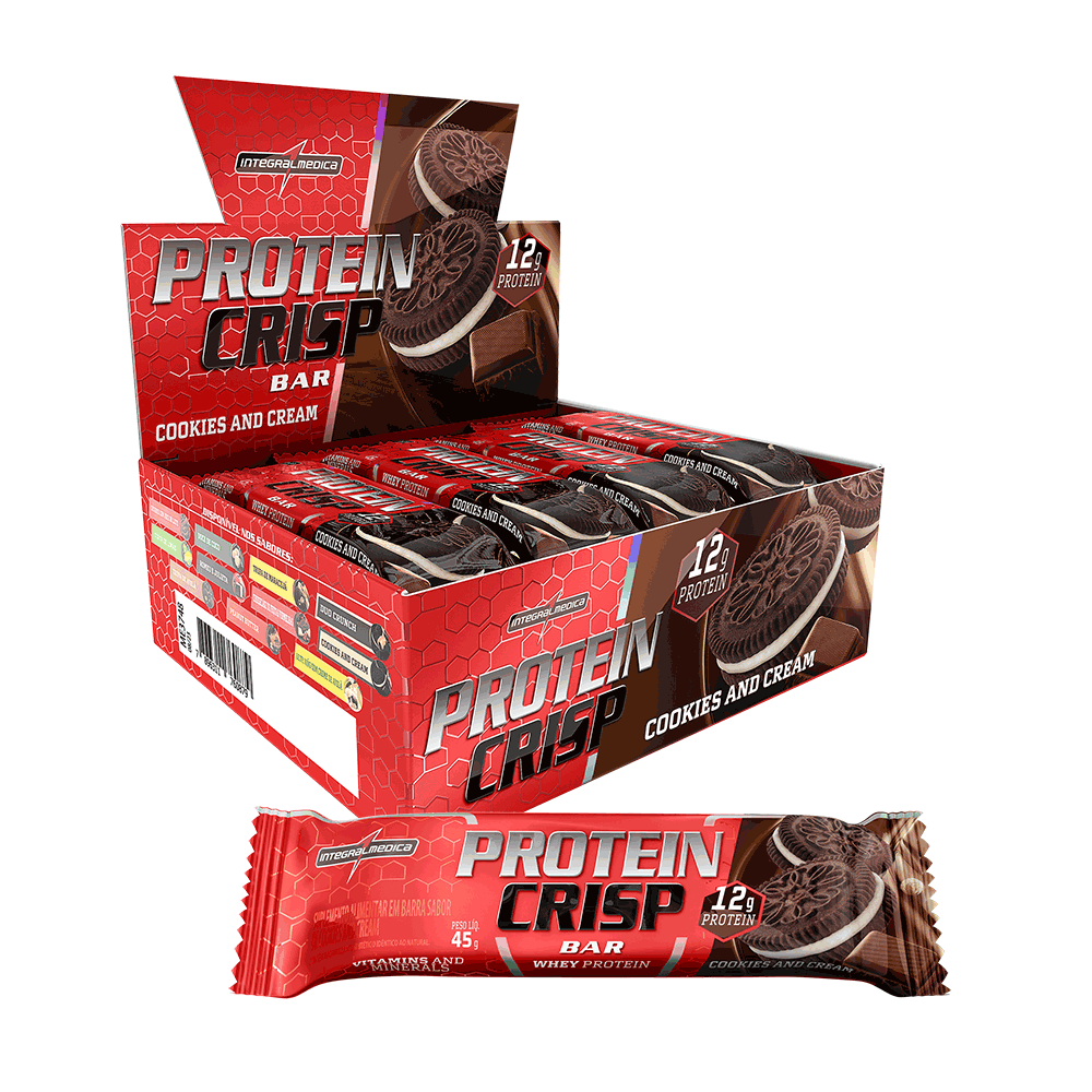 Barra de Proteína Crisp Bar 45g Integralmédica