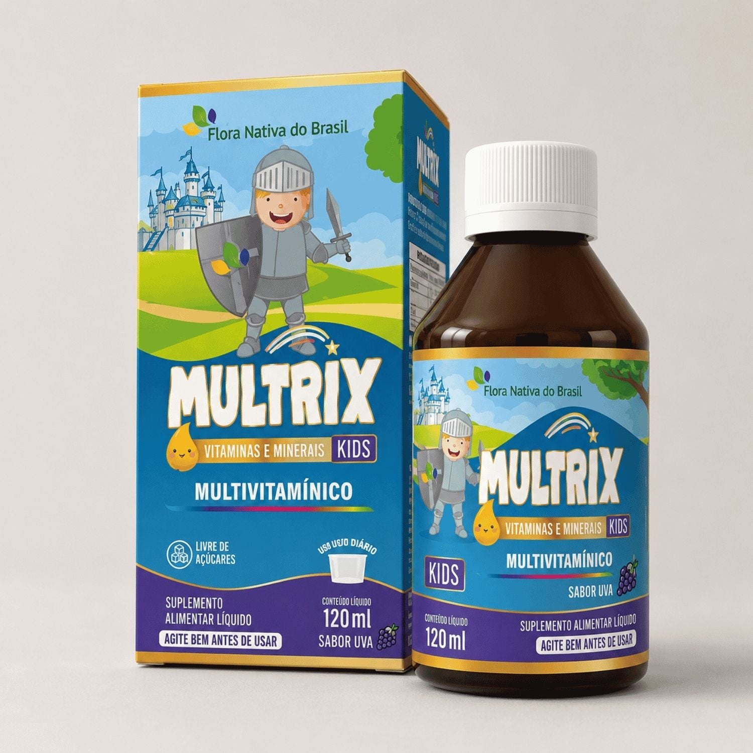 Multrix (Multivitamínico Kids) 120ml Flora Nativa do Brasil