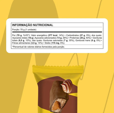 Barra de Proteina Protobar 70g Nutrata