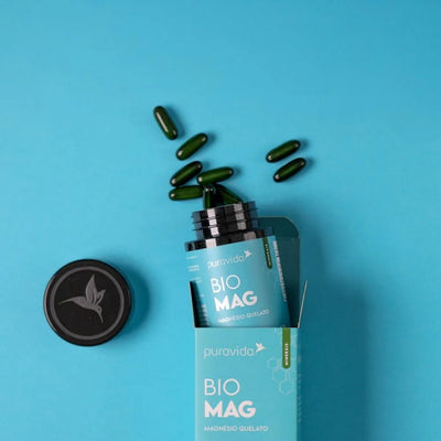 Bio Mag (Magnésio Quelato) 60 Cápsulas Pura Vida