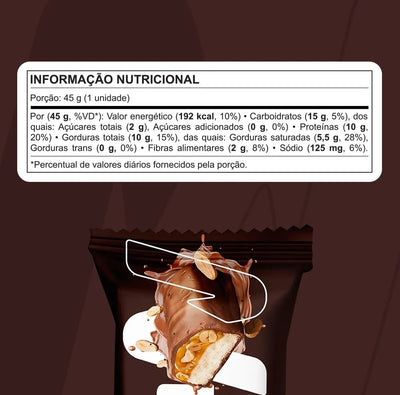 Barra de Proteina Caramel 45g Nutrata
