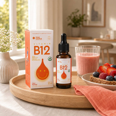 Vitamina B12 Líquido em Gotas for Kids Laranja 30ml True Source