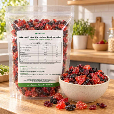 Mix de Frutas Vermelhas Desidratadas