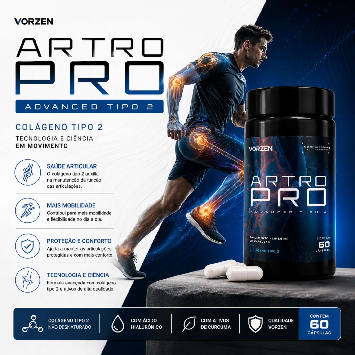Artro Pro 60 Cápsulas Vorzen