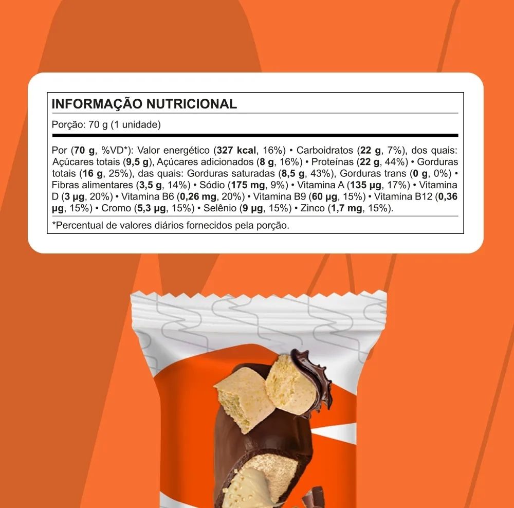 Barra de Proteina Protobar 70g Nutrata