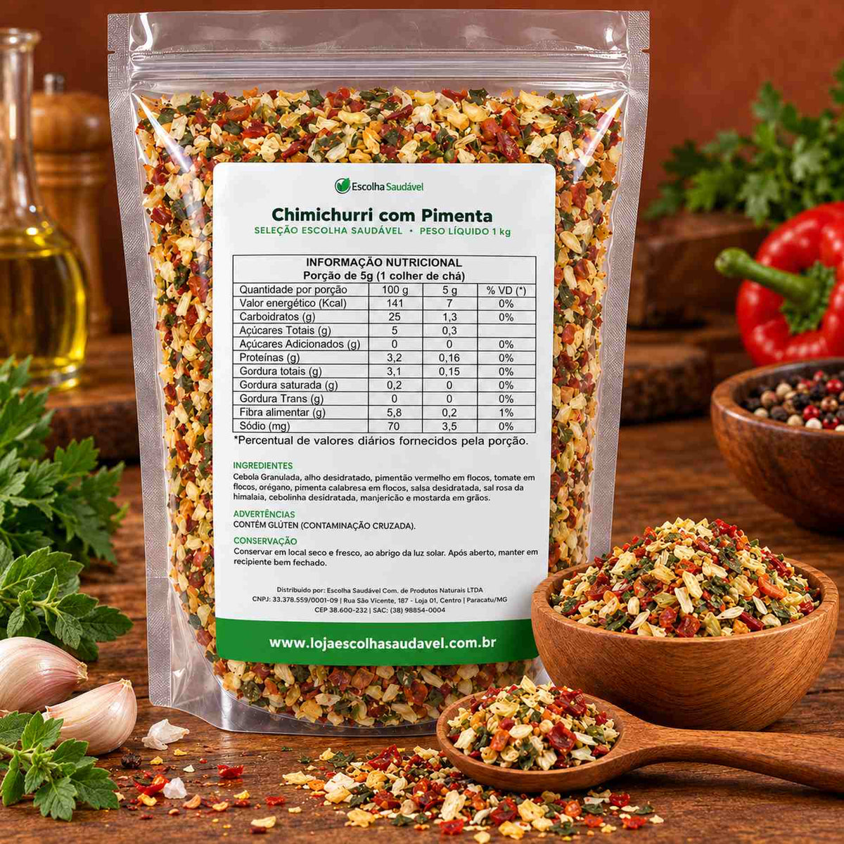 Chimichurri com Pimenta