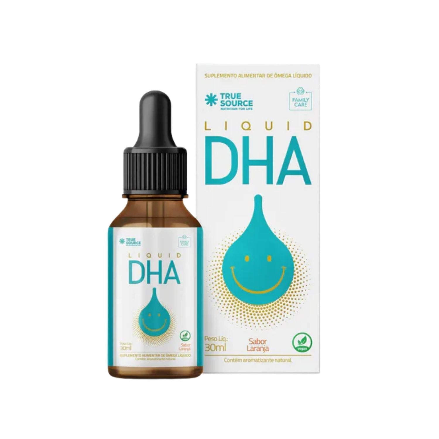 DHA Líquido em Gotas for Kids Laranja 30ml True Source