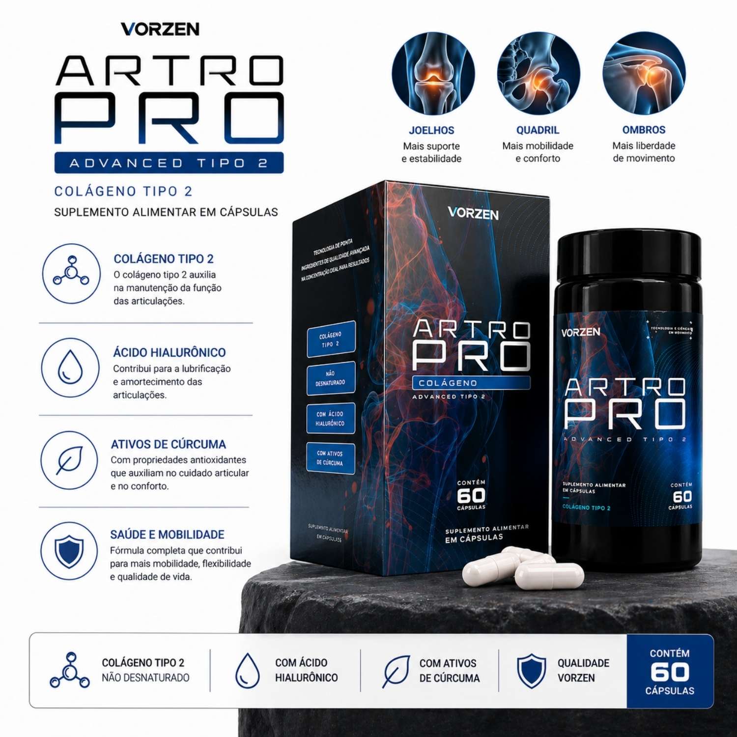 Artro Pro 60 Cápsulas Vorzen