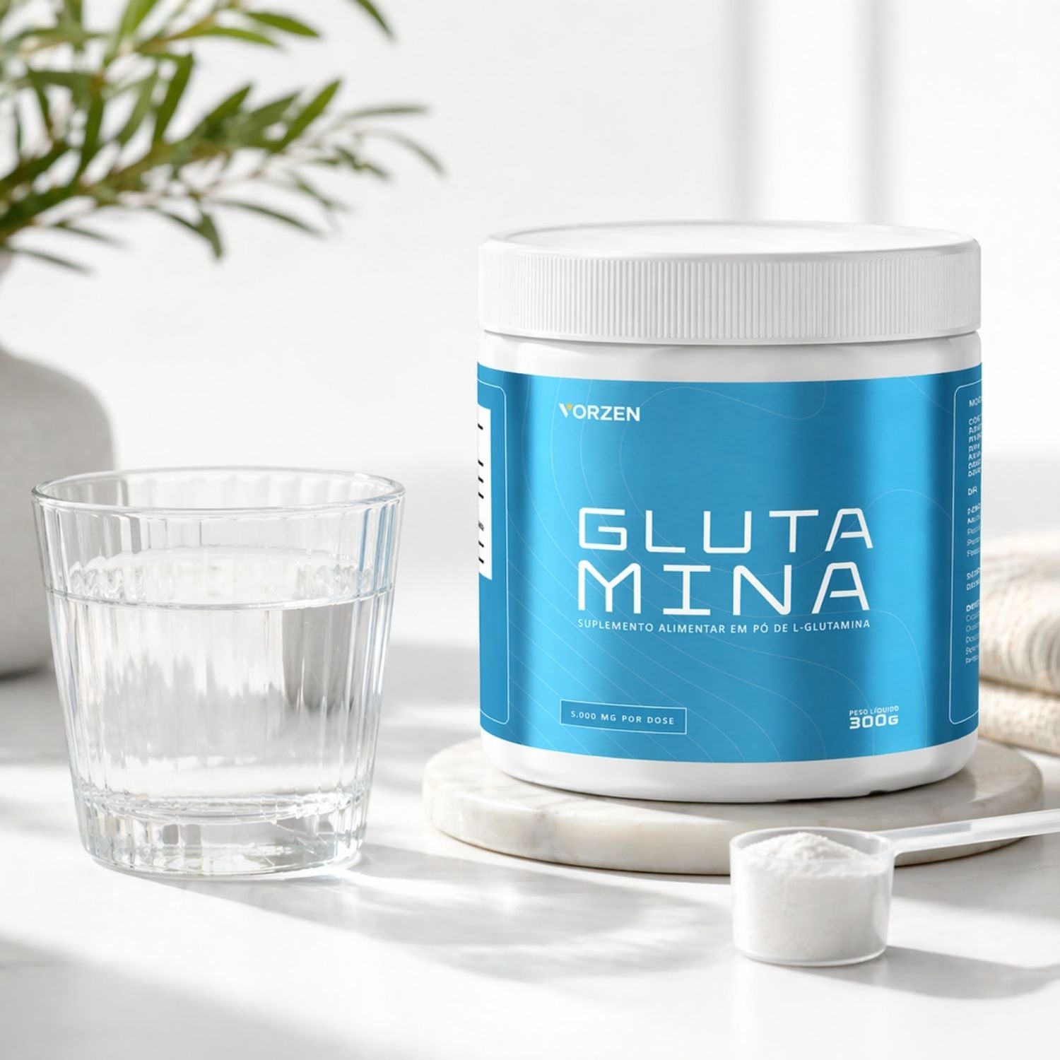 Glutamina 100% Pura 300g Vorzen