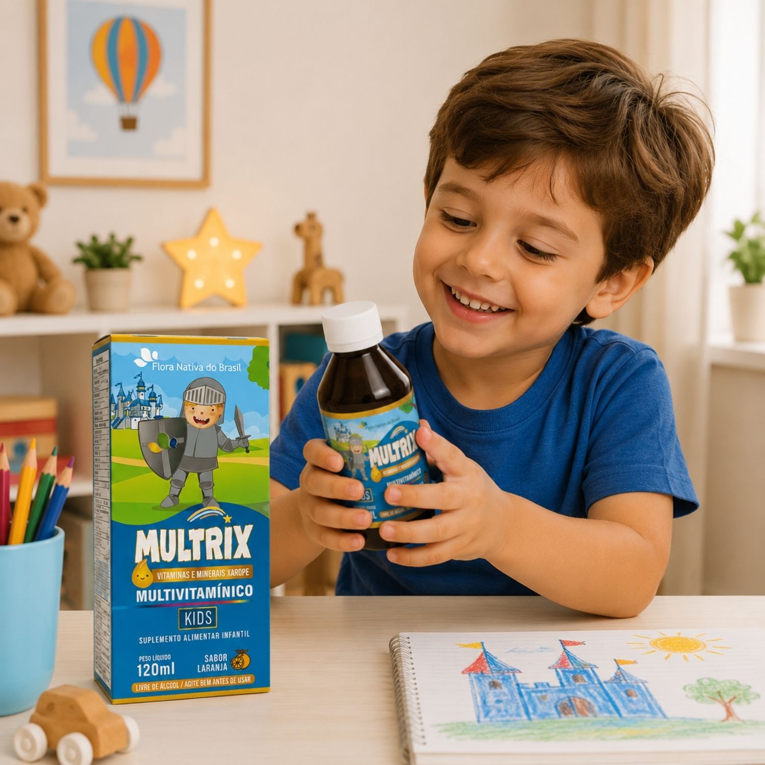 Multrix (Multivitamínico Kids) 120ml Flora Nativa do Brasil