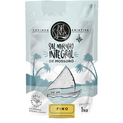 Sal Marinho Mossoró 1kg Br Spices