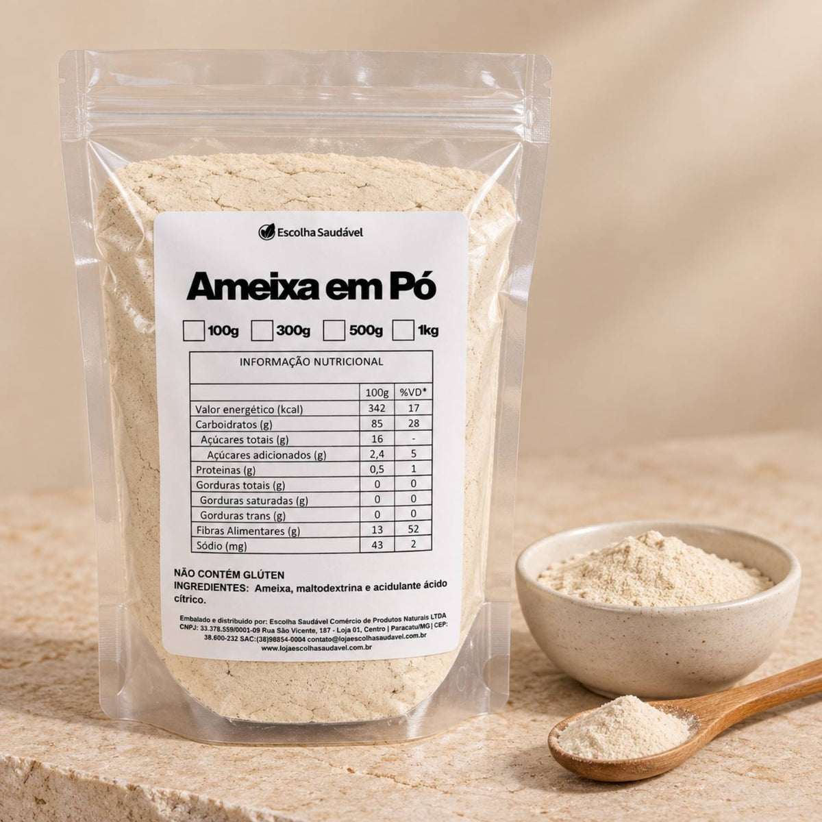 Ameixa em Pó 100% Pura