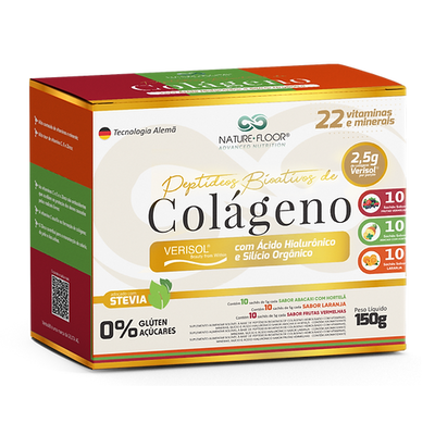 Colágeno Verisol com Ácido Hialurônico e Silício Orgânico 30 Saches Axis Nutrition
