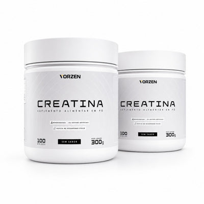 Kit 2x Creatina 100% Pura Pote 300g Vorzen