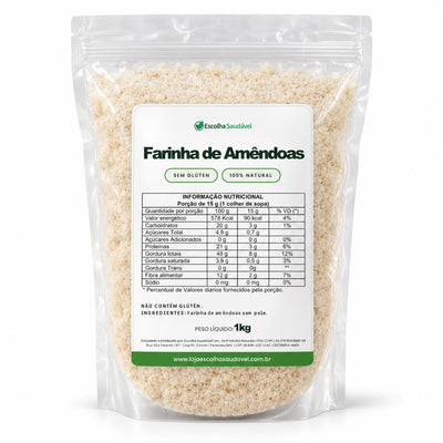 Farinha de Amêndoas 100% Pura