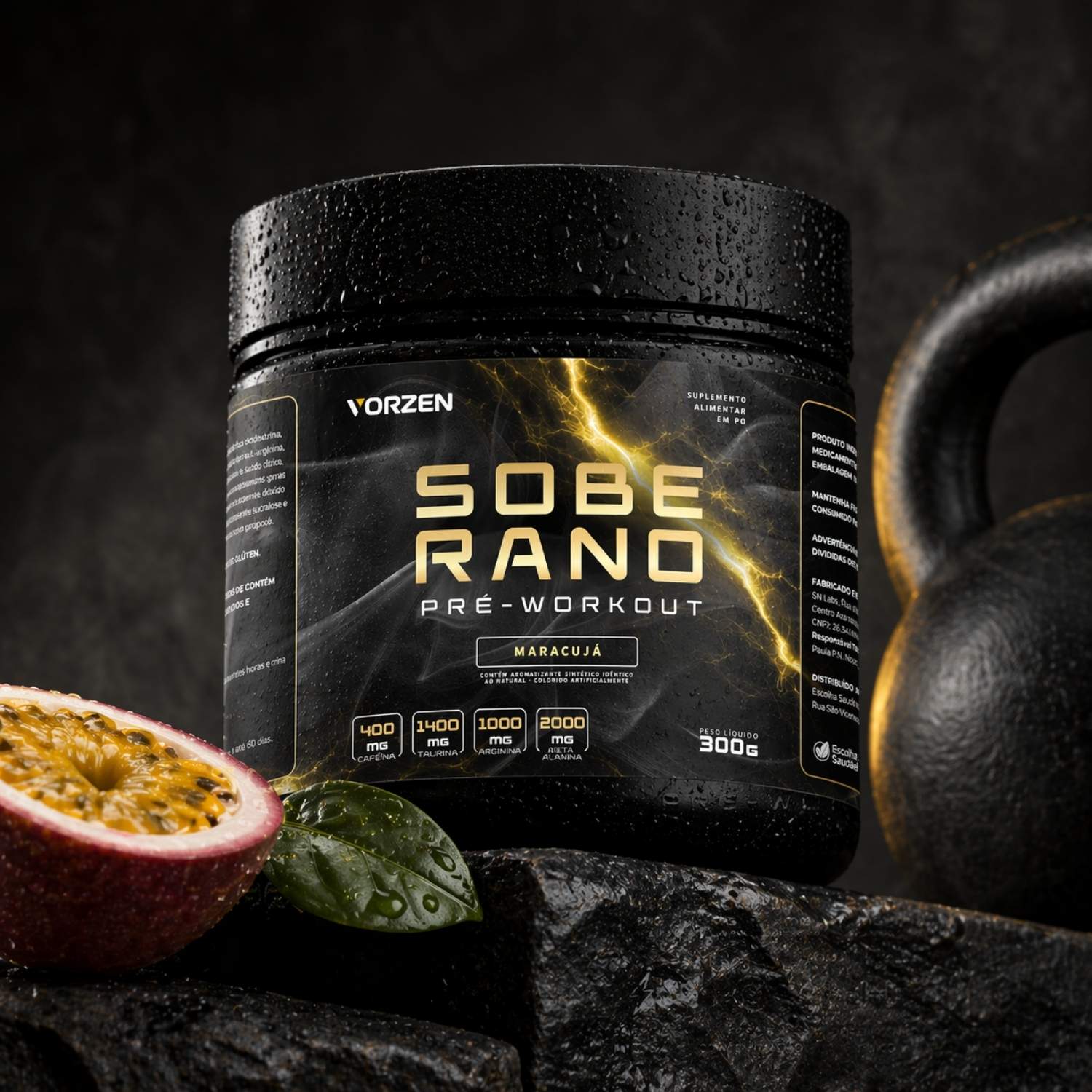 Pré Treino Soberano 300g Vorzen