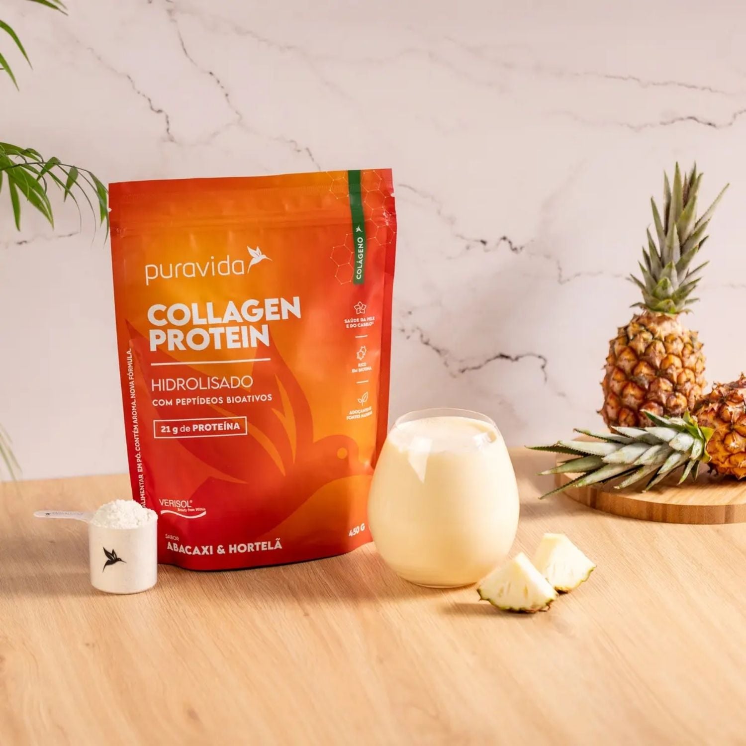 Proteina Colageno Collagen Protein 450g Pura Vida