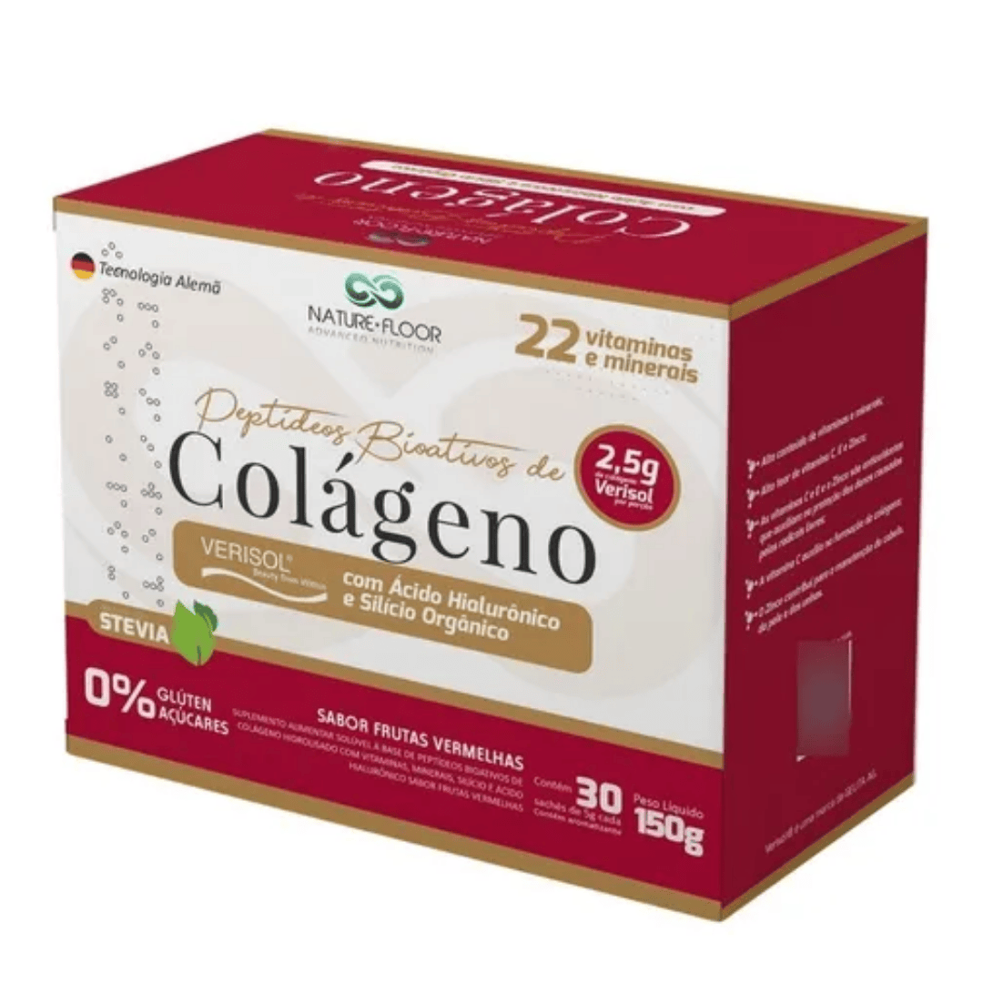 Colágeno Verisol com Ácido Hialurônico e Silício Orgânico 30 Saches Axis Nutrition