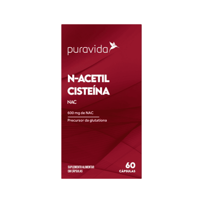 NAC-600 N-Acetil Cisteina 60 Cápsulas Pura Vida