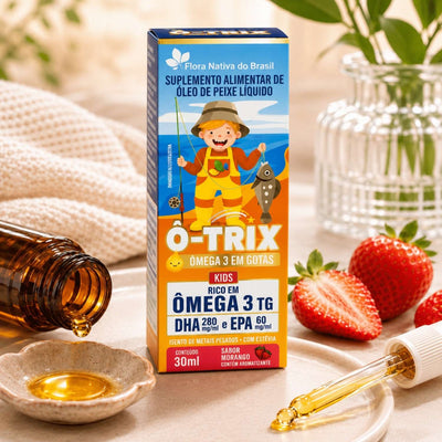 O-Trix (Ômega 3 Kids) Sabor Morango 30ml Flora Nativa