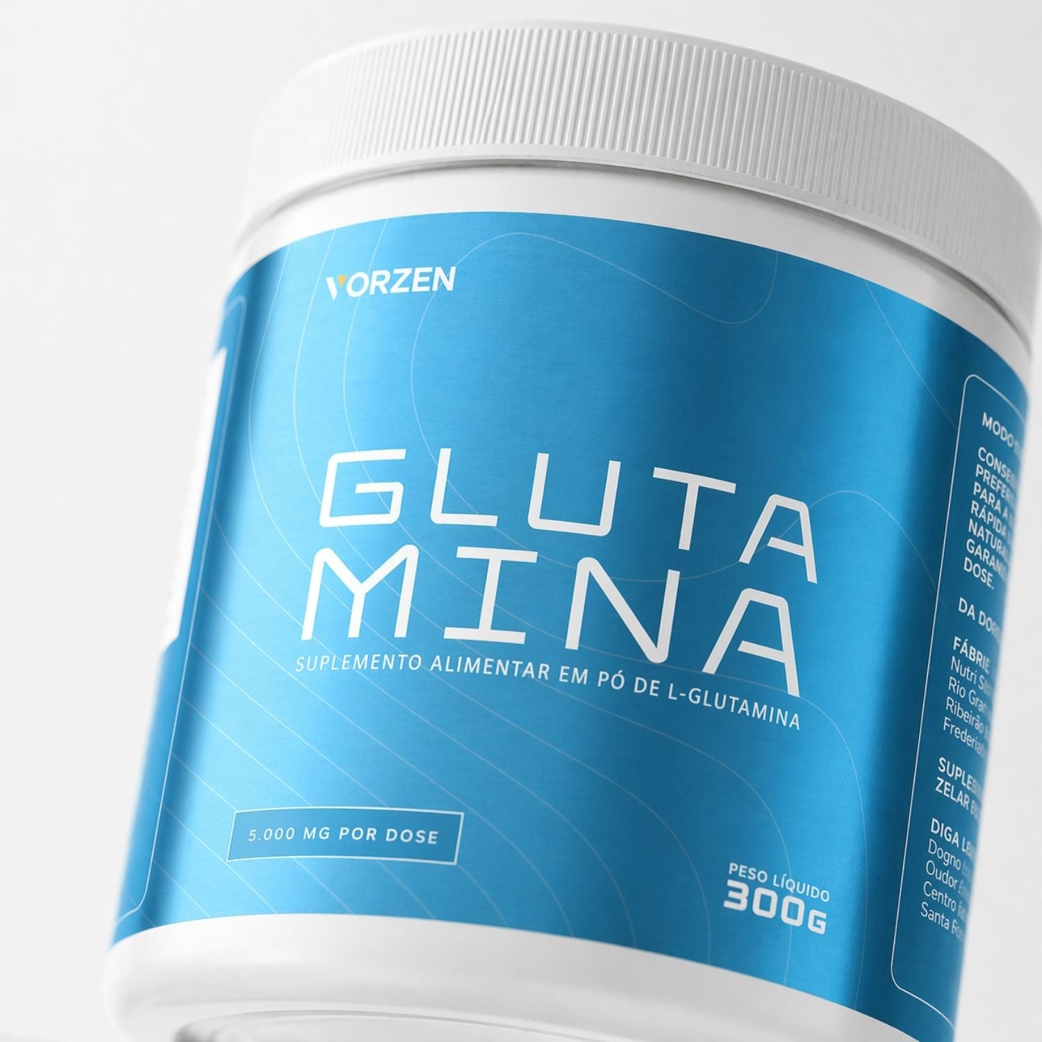 Glutamina 100% Pura 300g Vorzen