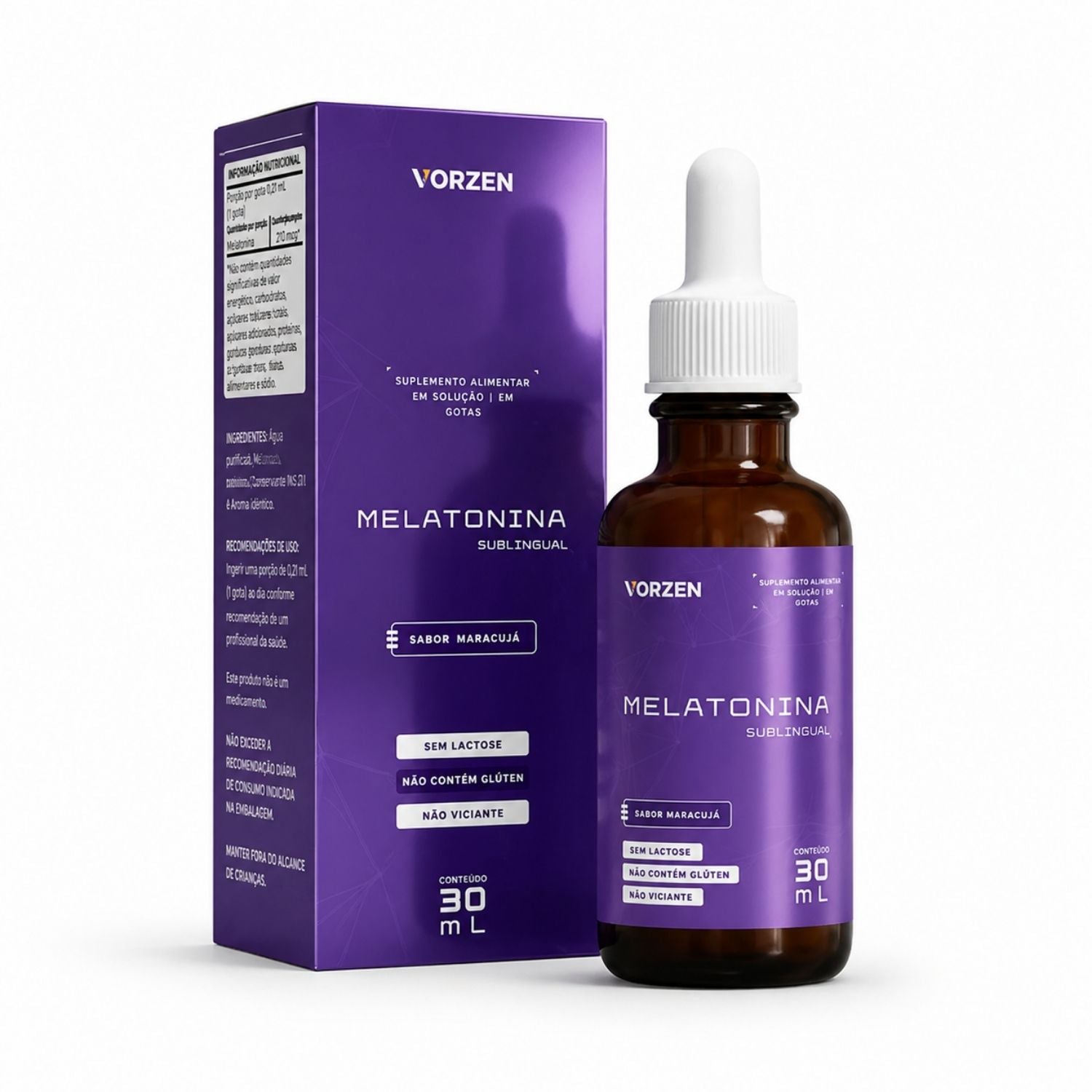 Melatonina Maracujá 30ml Vorzen