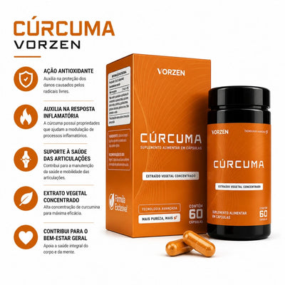 Cúrcuma 60 Cápsulas Vorzen