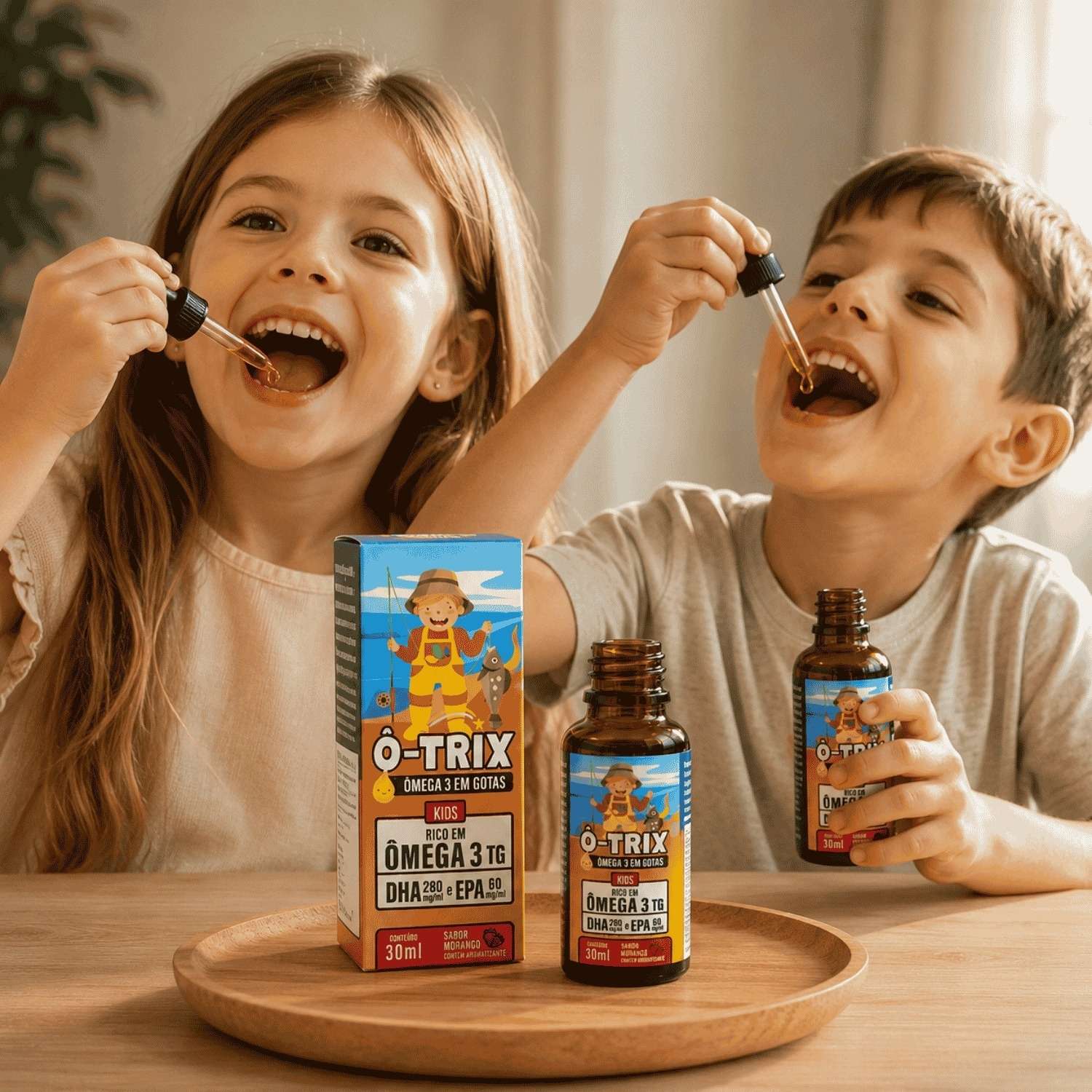 O-Trix (Ômega 3 Kids) Sabor Morango 30ml Flora Nativa