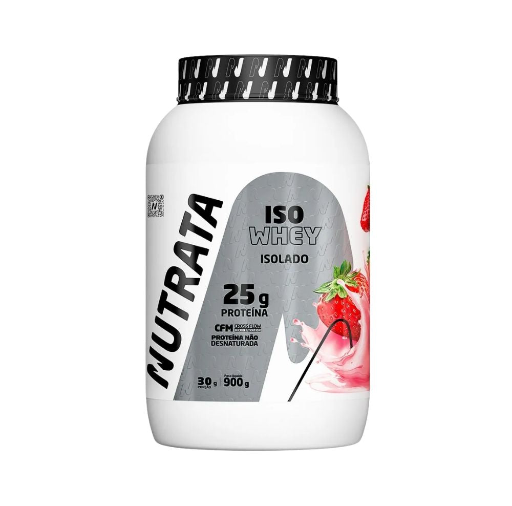 Whey Protein Isolado Pote 900g Nutrata