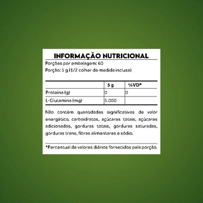 Glutamina 300g Pura Vida