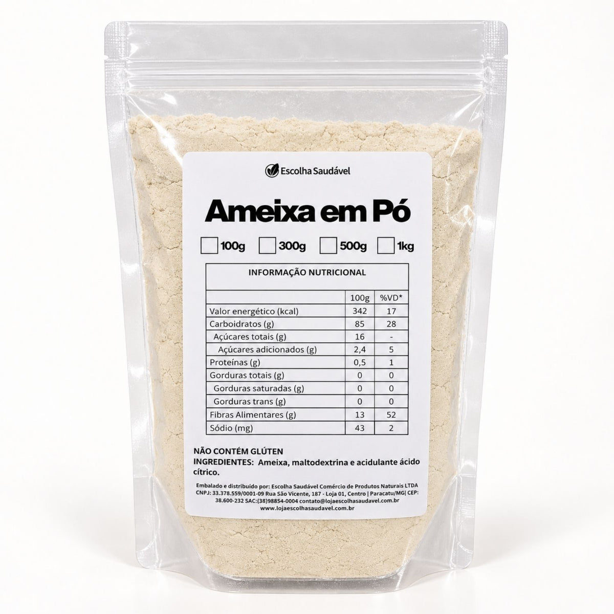 Ameixa em Pó 100% Pura