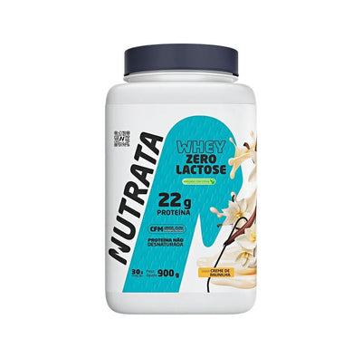 Whey Protein Concentrado Zero Lactose Pote 900g Nutrata