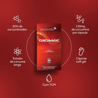 Curcumagic Cúrcuma 30 Cápsulas Pura Vida