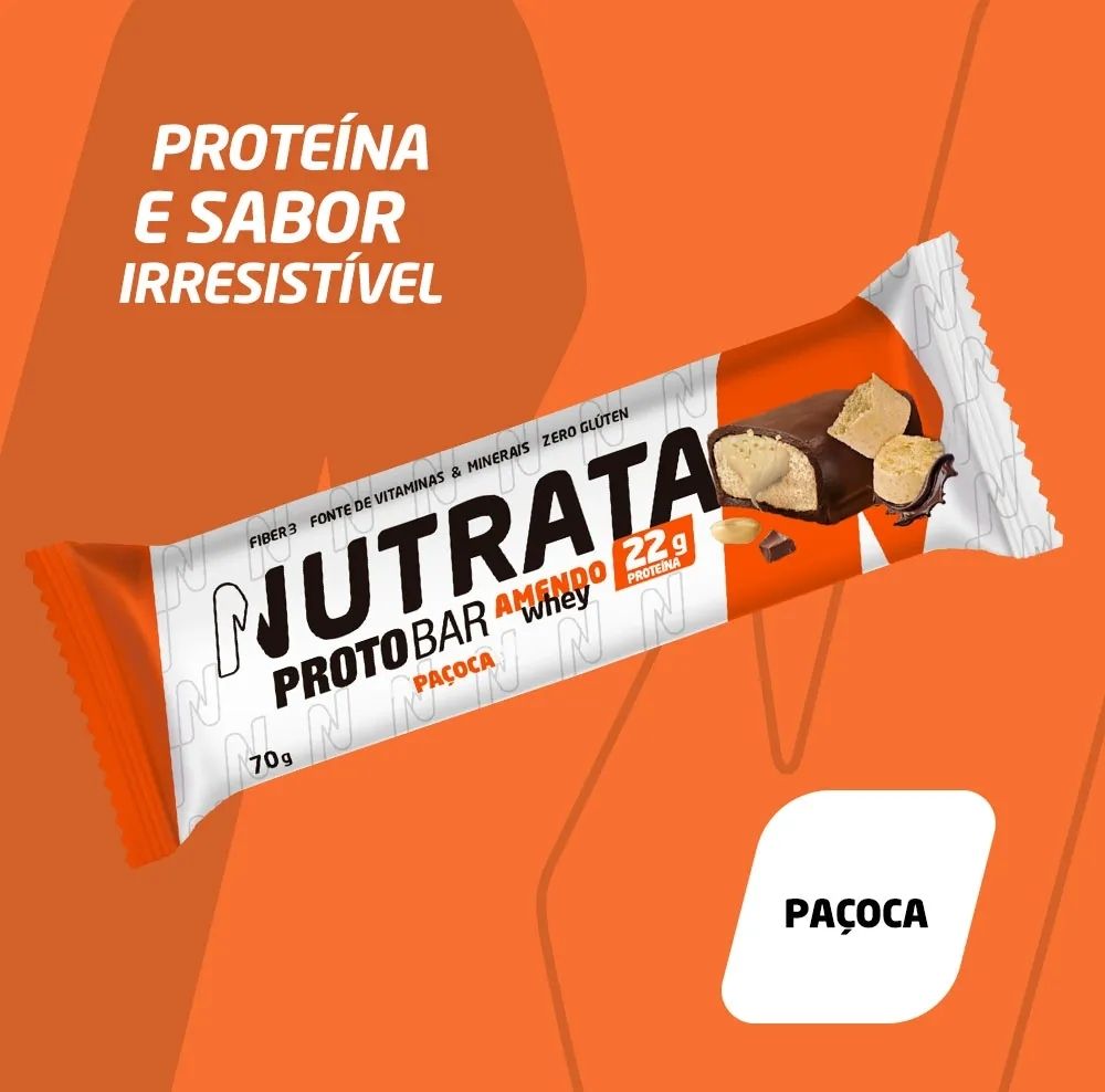 Barra de Proteina Protobar 70g Nutrata