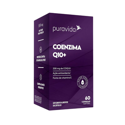 Coenzima Q10+ 200mg 60 Cápsulas Pura Vida