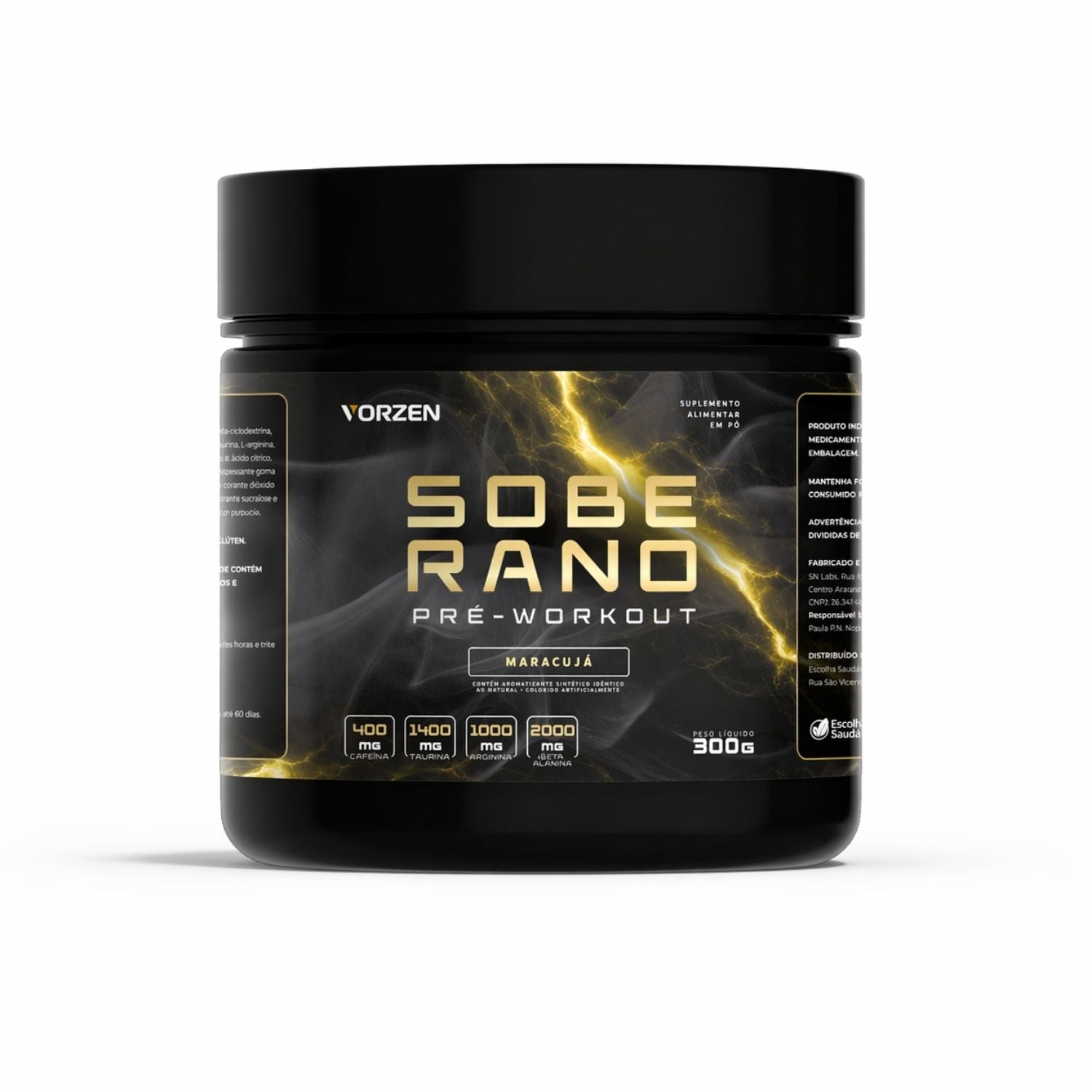Pré Treino Soberano 300g Vorzen