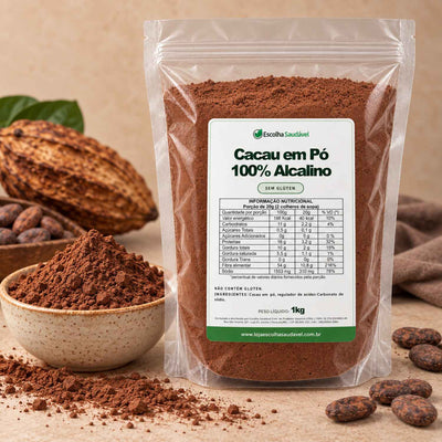 Cacau Em Pó 100% Alcalino