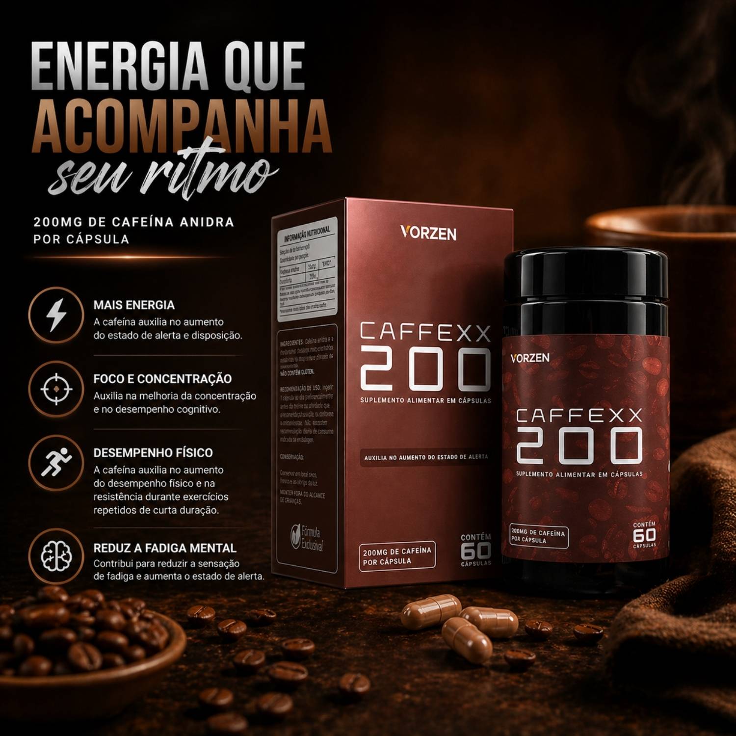 Caffexx-200 60 Cápsulas Vorzen