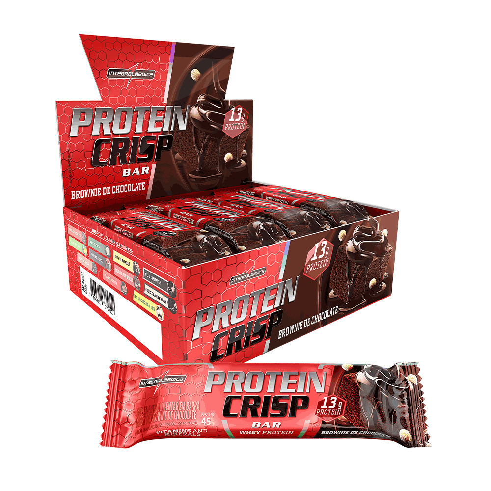 Barra de Proteína Crisp Bar 45g Integralmédica