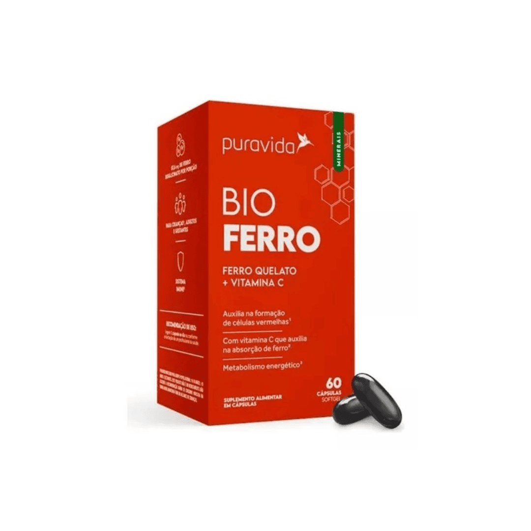 Bio Ferro 60 Cápsulas Pura Vida